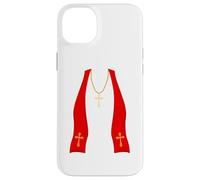 Pope Costume Shirt Lazy Priest Halloween Costume Pope Custodia per iPhone 14 Plus