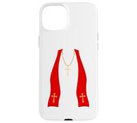 Pope Costume Shirt Lazy Priest Halloween Costume Pope Custodia per iPhone 15 Plus