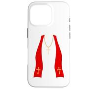 Pope Costume Shirt Lazy Priest Halloween Costume Pope Custodia per iPhone 16 Pro