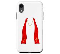 Pope Costume Shirt Lazy Priest Halloween Costume Pope Custodia per iPhone XR