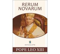 Pope Leo XIII Rerum Novarum (Tascabile)