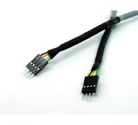 POPESQ® 1 pz. x Cavo Dupont Maschio - Maschio 70cm Lunghezza 4 Vie 0.25mm² Fili semirigidi Super Flessibile Motore Sensore CNC 3D Stampante per Guida a Catena #A2542