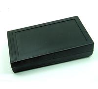 POPESQ® 1 pz. x Contenitore 145x81x35mm con Vano batteria Nero Plastica #A1639