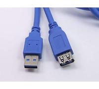 POPESQ® 1 pz. x USB 3.0 Cavo Premium A Connettore maschio - A Connettore femmina Prolunga 1.8m Azzuro #A2873