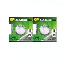 POPESQ® - 2 pz. x LR44 / A76 Alcaline Pila a bottone GP per Pinza / 2 pcs. x LR44 / A76 Alkaline Button cell GP for Calliper #A1755