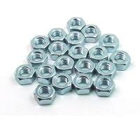 POPESQ® 20 pz. x Dado M2.5 Esagonale Acciaio Zinc #A1976