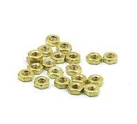 POPESQ® 20 pz. x Dado M2 Esagonale Ottone #A3097