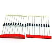 POPESQ® 20 pz. x Diodo Raddrizzatore 1N4007 (1N4001, 1N4002, 1N4003, 1N4004, 1N4005, 1N4006) 1A 1kV THT #A2327