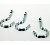 POPESQ® 3 pz. x Ganci a Vite 3mm x 30mm 10mm Zinc #A3804