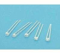 POPESQ® 5 pz. x LED 12V 1.8mm 3000mcd Arancio Trasparente #A4014