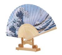 POPETPOP 1 Pz. E Ventilatore Ventaglio Pieghevole Ricaricabile Piatto Mini Ventilatore Portatile Tenuto Costume Ventaglio Ornamentale Ventagli Pieghevoli Portatili Arredamento Display Carta