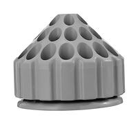 POPETPOP 1 Pz Porta Punte da Trapano Astuccio Magazzinaggio Organizzatore di Prese per Punte da Trapano Trasporto Rotante Vassoio Portaoggetti Porta Dell'organizzatore Addominali Grey