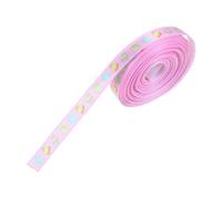 POPETPOP 1 Rotolo Nastro Pasquale Nastro Primaverile per l'artigianato Piccolo Colore colorato avvolgimento Nastro dell'uovo di Pasqua Nastro Grosgrain Coniglietto Pasquale Poliestere Rosa