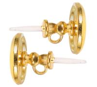 POPETPOP 1 Set A Candelatura in Miniatura Mini Portacandele Mobili Per La Casa in Miniatura Giocattoli Candeliere Candela Delle Bambole Candelabro Casa Delle Bambole 2 Pezzi