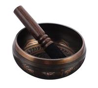 POPETPOP 1 set Ciotola da Meditazione Tibetana con Bastoncino Legno per Yoga e Meditazione Design Elegante e Funzionalità Unica per Profondi Stati Rilassamento e Creatività