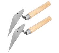 POPETPOP 1 set Coltello Da Muratore Lama Cazzuola Per Finitura Cemento Utensili Per Piastrelle Cazzuola Dentata Per Calcestruzzo Cazzuola Manuale Per Cemento Cazzuola Per 2 pezzi