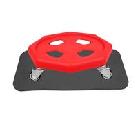 POPETPOP 1 Set Disco Scorrevole Fitness con Mat Attrezzatura per Allenamento Addominale Multifunzionale Superficie Antiscivolo Esercizi per e Palestra