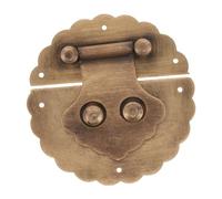 POPETPOP 1 Set Fibbia a Scatola in Ottone Fibbie per Mestieri Clievi del Gabinetto Fibbia in Ottone Chiusura a Fibbia Serratura dell'Armadio a Molla Fibbia Dell'armadietto d'oro Rame