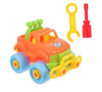 POPETPOP 1 set Giocattoli per Auto da Assemblare per Educativo per Insegnamento Veicolo da Te Colorato con Accessori Sicuro Batteria per e Colore Casuale Colore Casuale