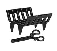 POPETPOP 1 Set Miniatura Metallo con Portalegna delle Accessorio Decorativo per Scene Miniature e Diorami per Decorazioni e Fotografia
