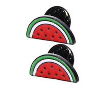 POPETPOP 1 Set Spilla Anguria Cartoon Spilla Bavero Colorata Per Accessorio Per E Cappotti Design Creativo E Divertente Per Casual E Party 2 Pezzi