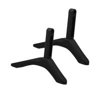 POPETPOP 1 Set Supporto Della Televisione Porta Tv Da Porta Tv Basso Pezzi Di Ricambio Per Televisori Base Rialzata Staffe Fisse In Piedi Stands Televisivi Nero Plastica