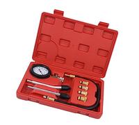 POPETPOP 1 set Tester Compressione Multi per Manometro per Auto e con Adattatori Accurate Custodia Moldata Inclusa