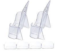 POPETPOP 1 set Trasparenti Acrilico per Libri e Biglietti Visita Stabilizzante per Ufficio e Negozio Organizer e per Esposizione e Ordinamento