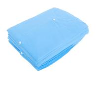 POPETPOP 10 Camici da Laboratorio Monouso da Donna Non Tessuto Bottoni Blu, Giacche Protettive Usa e Getta 3xl, Abbigliamento Monouso per Protezione in Ambienti di Laboratorio