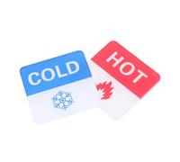 POPETPOP 10 Paia Etichette Per Indicatori Temperatura Della Doccia Indicatori Per La Stanza Dell'Acqua Indicatori Per Il Bagno Autoadesivi