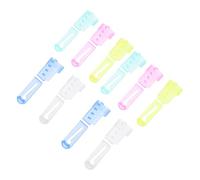 POPETPOP 10 Pezzi Anelli Guida per Filati in Plastica Supporti per Dita per Lavorare a Maglia e Uncinetto Accessori Portatili per Tensione Costante del Filo e Protezione delle Dita