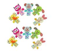 POPETPOP 10 pezzi Burattini Dito Animali in Morbido Peluche Giocattoli Educativi per Animali da Fattoria per Racconti e Giochi di Ruolo Adatti per Ragazzi