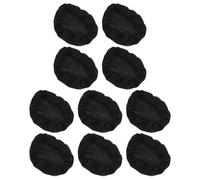 POPETPOP 10 Pezzi Copri Auricolari Elasticizzati Over-Ear Nero Protezioni Antipolvere e Resistenti al Sudore per Cuffie da Corsa Palestra e Gaming Accessori Traspiranti per Cuffie