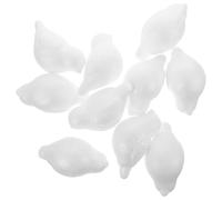 POPETPOP 10 Pezzi Decorazione a Forma di Uccellino per Pittura | Polistirene Bianco e Schiuma, Superficie Dipingibile, per Aula e Feste a Tema Uccelli