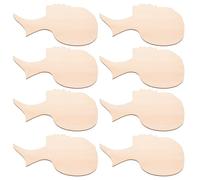 POPETPOP 10 Pezzi Fette di Legno Grezzo Ritagliate a Forma di Testa di Donna Africana, Legno Artigianale Non Finito, Superficie Levigata per Decorazioni Artistiche e Lavori di Bricolage