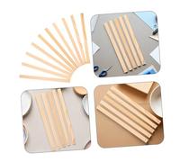 POPETPOP 10 Pezzi Guide per Stendere Argilla in Legno Strisce Controllo Spessore per Ceramica Attrezzi per Modellazione Fai da Te e Laboratori Artistici