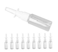 POPETPOP 10 pezzi Spray Nasale Riutilizzabili da Nebulizzatore Fine e Spray Diretto in Pet Trasparente per Cura del Naso e Idratazione Viso