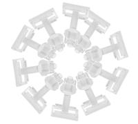 POPETPOP 10 set Kit Bulloni e Fissaggi per Sedile WC Resistenti in Plastica ad Alta Resistenza per Copriwater Stabile e Sicuro Facile da Smontare e Pulire