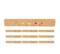 POPETPOP 10 Strisce per Bacheca in Feltro Adesive Gialle 33X5 CM per Messaggi e Promemoria Bacheca da Parete per Ufficio Casa e Aula Set da 10 Pezzi per Organizzazione e Comunicazione