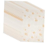 POPETPOP 100 fogli Carta Oleata Alimentare Vintage per Snack e Cibo Antigrasso per Imballaggio e Decorazione Carta da Forno Assorbente per Piatti e Contenitori