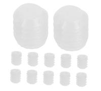 POPETPOP 100 Inserti per Perni a Cerniera per Mobili in Plastica da 4x10 Mm, Tasselli di Espansione per Riparazione e Regolazione Cerniere Armadio, Kit 100 Pezzi per Montaggio e Fissaggio