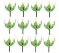 POPETPOP 100 Pezzi Calyxes Artificiali per Saponi Sepali Plastici per Creazioni DIY Decorativi e Realistici per Bouquet e Decorazioni Fai da Te