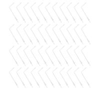 POPETPOP 100 pezzi Modelli Mini Lampione da Esterno in Durevole Design Doppia Testa Decorazioni Micro Lampade per Paesaggi e Giardini Kit DIY Stradale Miniatura