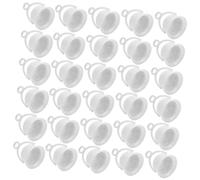 POPETPOP 100pezzi Adattatore Per Lampadina in Plastica Testina Per Lampadina Vite Adattatore Per Di Emergenza Porta in Plastica Per