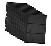 POPETPOP 10pezzi Album per Francobolli Fogli Interni Bifacciali Standard Pagina di Inserimento per Collezione di Timbri Pagina per Album Custodia per Collezionisti di Francobolli