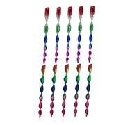 POPETPOP 10pezzi Aste Riflettenti per Uccelli da Appendere Realizzate in Materiale di Funzionano Come Deflettori per Allertare Gli Uccelli Rotano di Gradi per Riflettere La Luce in Tutte Le