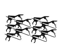 POPETPOP 10pezzi Clip Per Microfono in Resistente Supporti Per Microfono Clip Per Collare Per Adatte Per Spettacoli Discorsi Sul Conferenze Chat Online Piccole e Leggere Facili Da