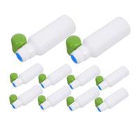 POPETPOP 10pezzi Flacone con Applicatore Spugna da Dispenser di Liquidi Ricaricabile in Plastica Tappo di Perdite per Cosmetici Medicinali e Uso in Laboratorio