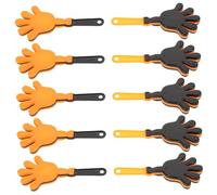 POPETPOP 10pezzi Mani Battenti in Plastica Da Strumenti Musicali Shaker Per Ragazzo Ragazza Accessori Rumorosi Per Feste e Tifo