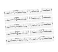 POPETPOP 10pezzi Righello Per Sopracciglia Adesivo Strumento Per Microblading Per Disegnare Sopracciglia Simmetrica Guida Per Depilazione Filo Per Professionisti e Domestico